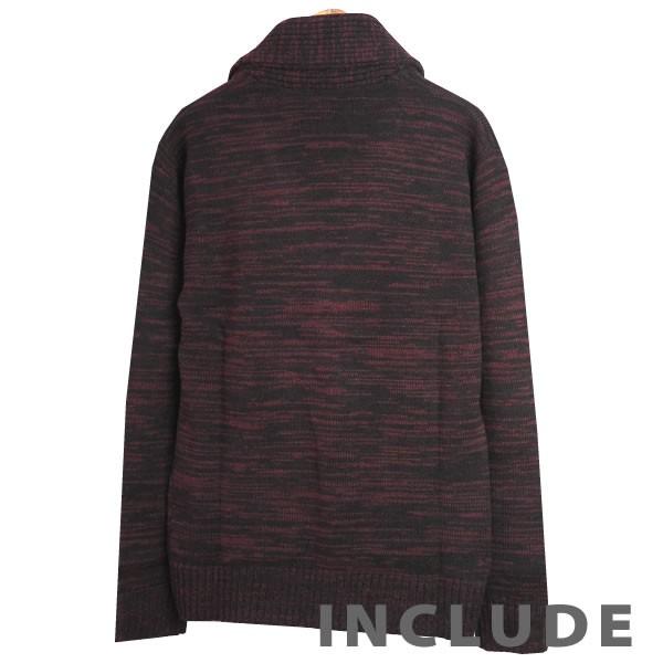 ニット ショールカラー カーデ ショール襟 カーディガン ショールニット ケーブル編みニット 長袖 メンズ 秋冬 |  | 14