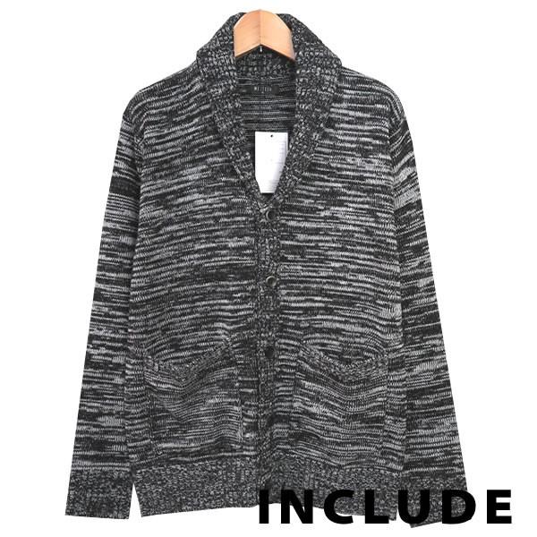 ニット ショールカラー カーデ ショール襟 カーディガン ショールニット ケーブル編みニット 長袖 メンズ 秋冬 |  | 15