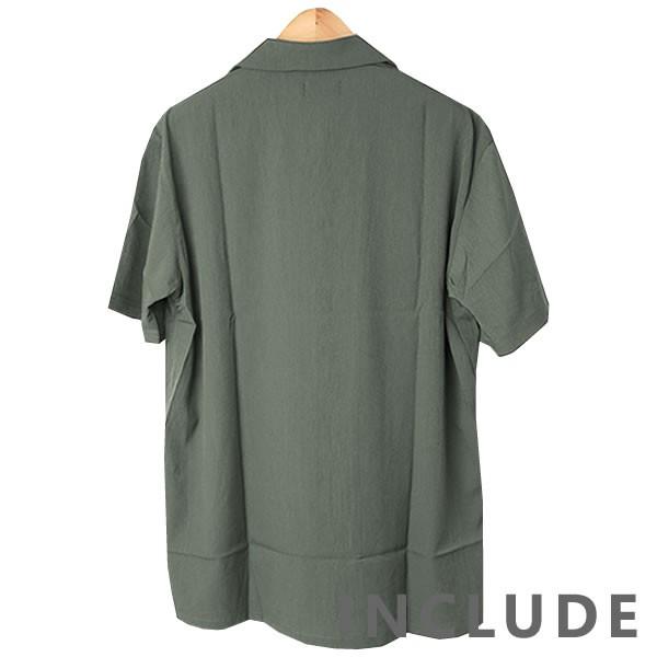 半袖シャツ 開襟シャツ 無地 オープンカラー 夏服 夏 ワイドシルエット ワイドシャツ 韓国ファッション メンズ |  | 10