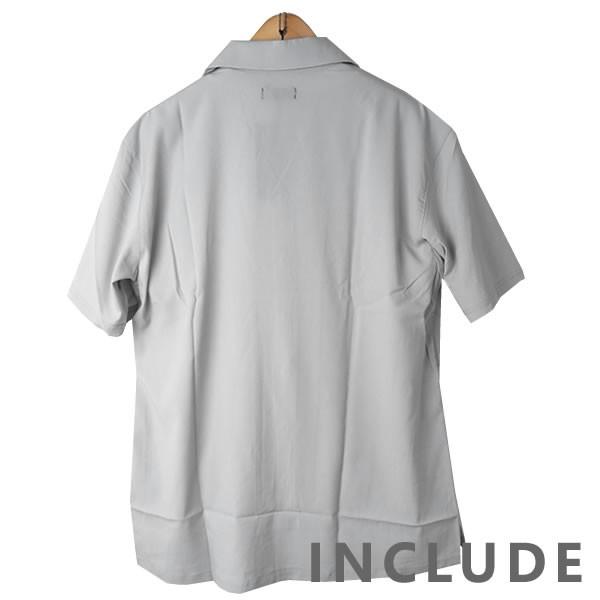 半袖シャツ 開襟シャツ 無地 オープンカラー 夏服 夏 ワイドシルエット ワイドシャツ 韓国ファッション メンズ |  | 07