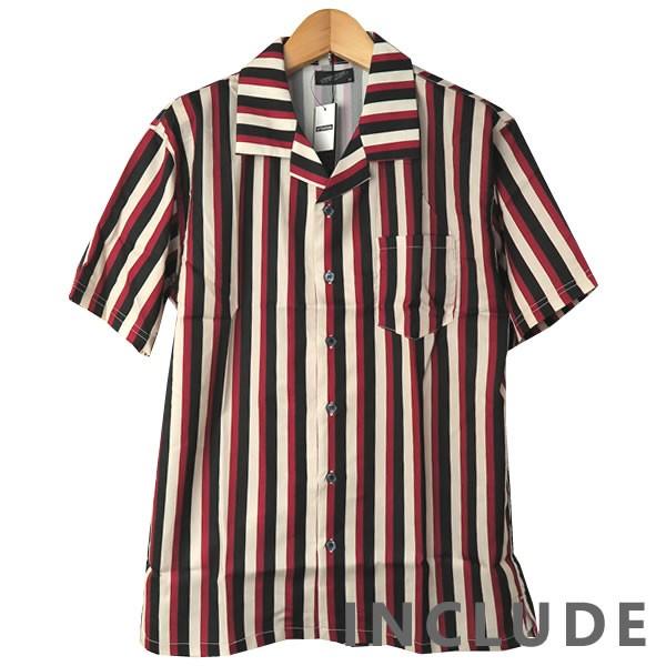 半袖シャツ 開襟シャツ チェック ストライプ オープンカラー マルチストライプ 夏服 夏 ワイドシルエット ワイドシャツ 韓国フ |  | 10