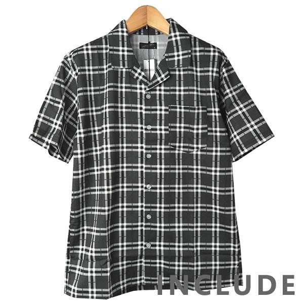 半袖シャツ 開襟シャツ チェック ストライプ オープンカラー マルチストライプ 夏服 夏 ワイドシルエット ワイドシャツ 韓国フ |  | 04