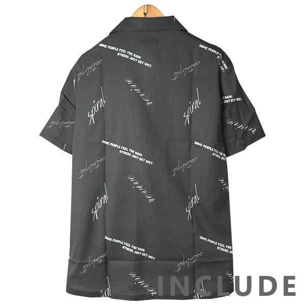 半袖シャツ 開襟シャツ ロゴ文字 クロスプリント オープンカラー サイン 夏服 夏 ワイドシルエット ワイドシャツ 韓国ファッシ |  | 11