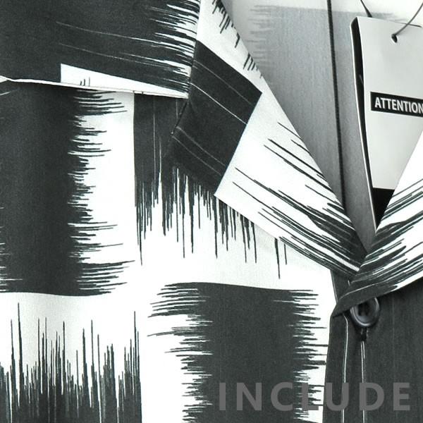 半袖シャツ 開襟シャツ ロゴ文字 クロスプリント オープンカラー サイン 夏服 夏 ワイドシルエット ワイドシャツ 韓国ファッシ |  | 18