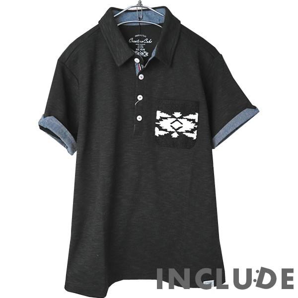 半袖ポロ ポロシャツ 星条旗 アメリカ エスニック オルテガ サガラ刺繍 ポケット 4つボタン ドライ スポーツウェア スポーツ |  | 15