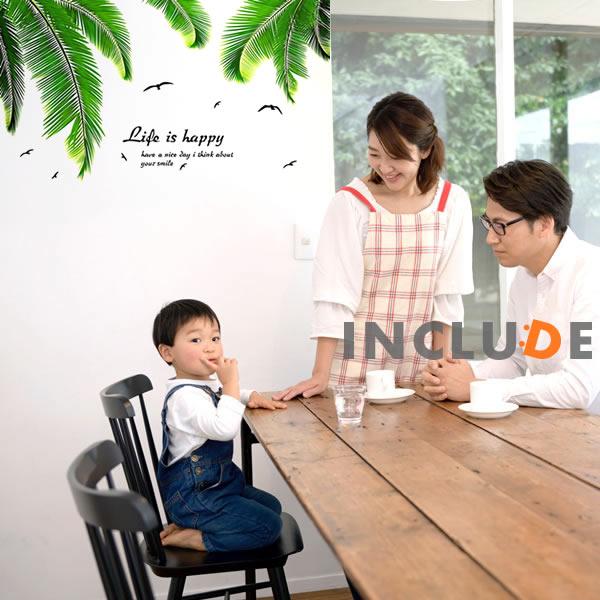 ウォールステッカー リーフ 葉 ヤシの葉 ビーチ リゾート ウミネコ グリーン 観葉植物 南国 アイビー イングリッシュアイビー |  | 01