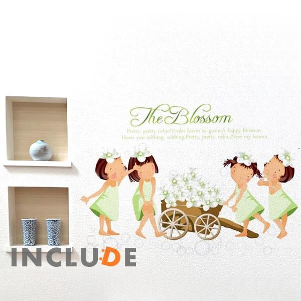 ウォールステッカー バスルーム お風呂 シャワー バブル シャボン玉 子供 女の子 お花 かわいい |  | 01