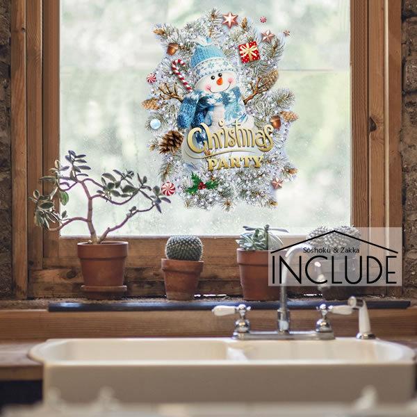 ウォールステッカー ガラスフィルム ウィンドウフィルム メリークリスマス もみの木 ナチュラルリース ジュニパーリース クリスマ |  | 02