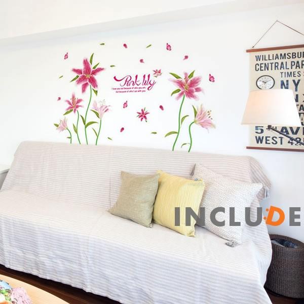 ウォールステッカー 花 赤い花 ピンクの花 桃色 スイートピー 蘭 フラワーアレンジ 花束 アートフラワー |  | 01