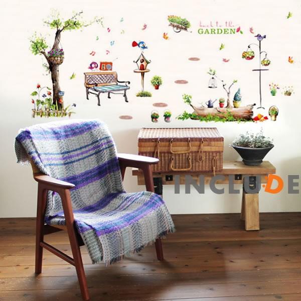 ウォールステッカー リーフツリー アニメ ガーデン おとぎ話 透明感 宮崎 ジブリの世界みたい 幸運の鐘 神秘的 |  | 01