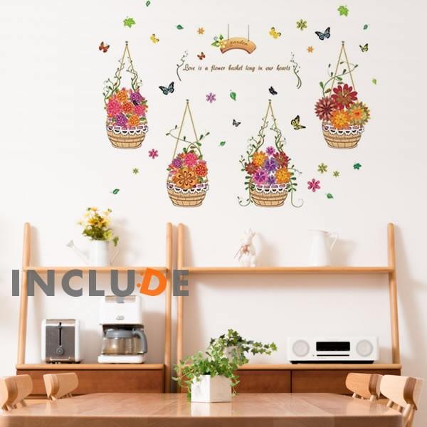 ウォールステッカー アイビー ハンギング グリーン 壁掛け 吊り下げ オーナメント エアプランツ スカイプランター |  | 01