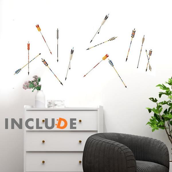ウォールステッカー ウォールアート トリックアート アートウイング 道具 弓道矢 羽根 矢柄 木製矢 反曲弓 長弓 狩猟弓 Atm Includeysp 通販 Yahoo ショッピング