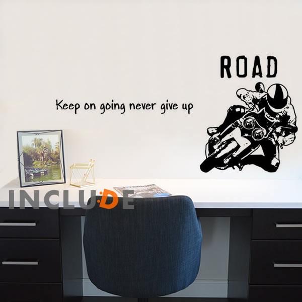 ウォールステッカー ROAD バイカー オートバイレーサー スーパーバイク ロードレース 鈴鹿 JSB1000 ST600 アク |  | 01