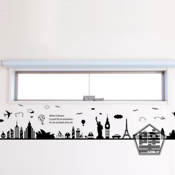 壁シール ウォールステッカー city 旅行 世界一周 リゾート 行楽地 ドバイ ニューヨーク ロンドン パリ オーストラリア 香港 飛行機 |  | 01