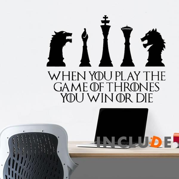 ウォールステッカー ゲーム チェス シャトランジ チェックメイト キング クイーン ビショップ ナイト ルーク ポーン 王 女王 |  | 01