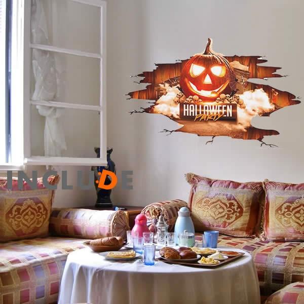 ウォールステッカー 収穫祭 ハロウィン HALLOWEEN ハロウィーン こわかわ 家族でハチャメチャ ハロウィーン新時代 |  | 01