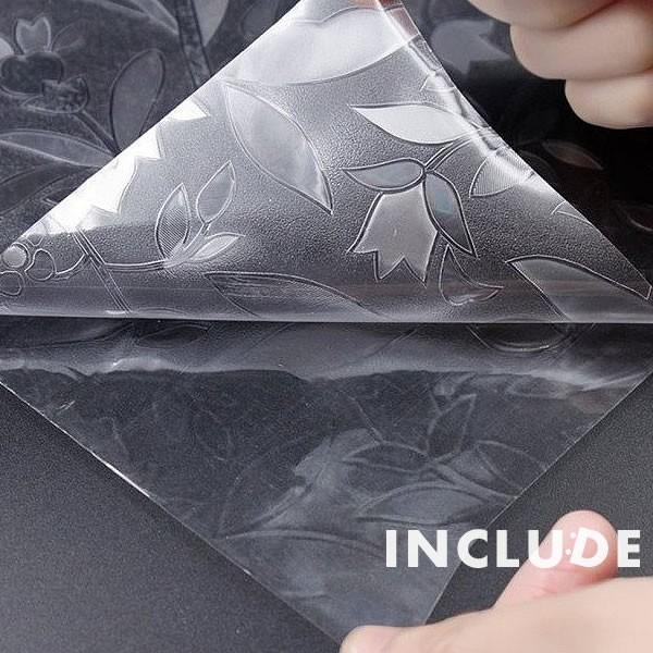 ウインドウフィルム [45cm×100cm] フラワー 花柄 ボタニカル 窓フィルム 目隠しシート 曇り 3D プライバシー め |  | 06