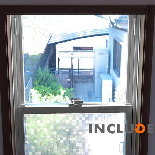 ウインドウフィルム [60cm×100cm〜] 幾何学 ピタゴラス モダン インパクト デザイン 窓フィルム 目隠しシート シン |  | 01