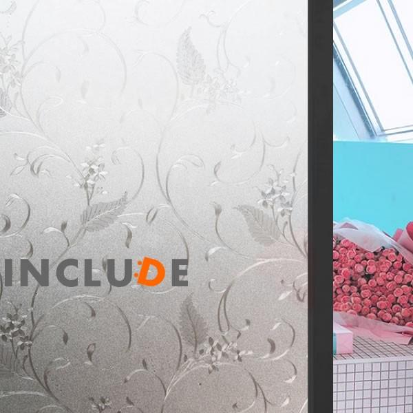 ウインドウフィルム [90cm×100cm〜] フラワー 花柄 ボタニカル 窓フィルム 目隠しシート モザイク 窓 ガラスフィル |  | 01