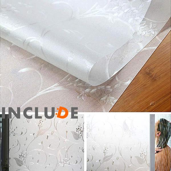 ウインドウフィルム [90cm×100cm〜] フラワー 花柄 ボタニカル 窓フィルム 目隠しシート モザイク 窓 ガラスフィル |  | 02