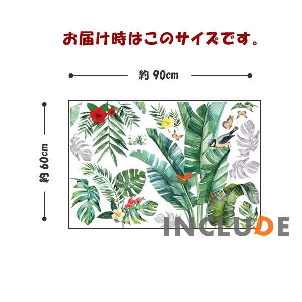 ウォールステッカー 観葉植物 ボタニカル リーフ モンステラ 南国 南の島 エンセーテ バショウ アジアン アフリカ エチオピア |  | 03