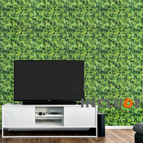 壁ステッカー 屋内用 幅45cmx1000cm(10m) リーフ ボタニカル グリーンリーフ 粘着シート 植物 リメイクシート | 