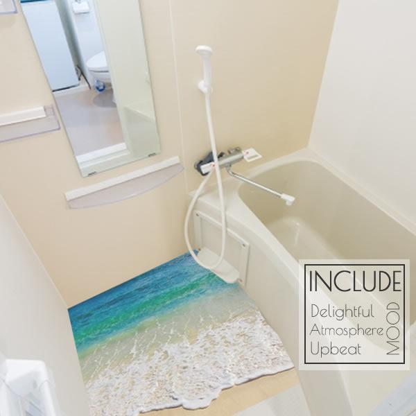 ウォールステッカー 海岸 砂浜 砂の海岸 ビーチ 綺麗な海 透明度の高い海 波際 水面 波模様 はての浜 ティーヌ浜 レジンで作 |  | 01