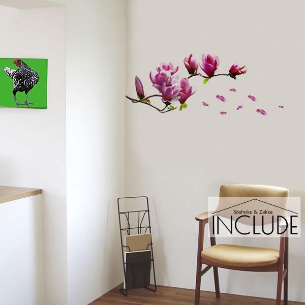 ウォールステッカー モクレン 木蓮 紫色の花 紫木蓮 木蘭 マグノリア コンパスフラワー 明月院 ハスの花 ランの花 木蘭の涙 |  | 01
