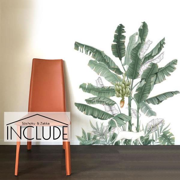 壁ステッカー バナナ リーフ 観葉植物 ボタニカル ねこ 南国 ストレリチア カラーリーフ トロピカルプランツ | 