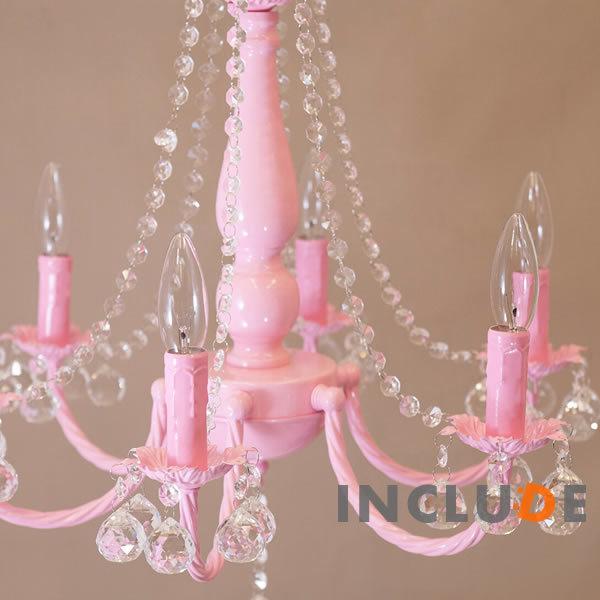照明 6灯 ウォールライト ウォールランプ ブラケット シャンデリア ピンク クリスタルガラス シーリングライト アクリルビーズ インテリア照明 |  | 05