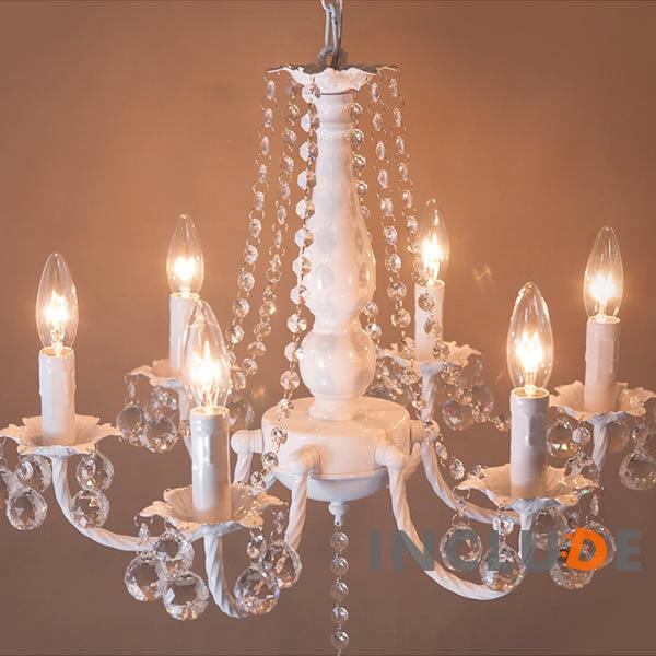 照明 6灯 ウォールライト ウォールランプ ブラケット シャンデリア ピンク クリスタルガラス シーリングライト アクリルビーズ インテリア照明 |  | 03