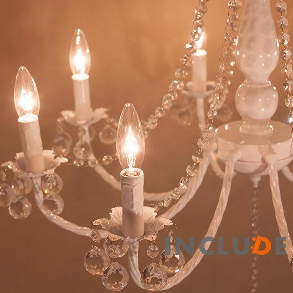 照明 8灯 ウォールライト ウォールランプ ブラケット シャンデリア 真っ白 クリスタルガラス シーリングライト アクリルビーズ インテリア照明 |  | 05