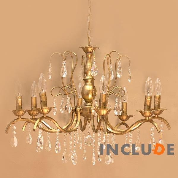 シャンデリア 吊照明 6灯 クリスタルガラス クリスタルパーツ ゴールド ブラケット シーリングライト アクリルビーズ インテリア照明 |  | 01