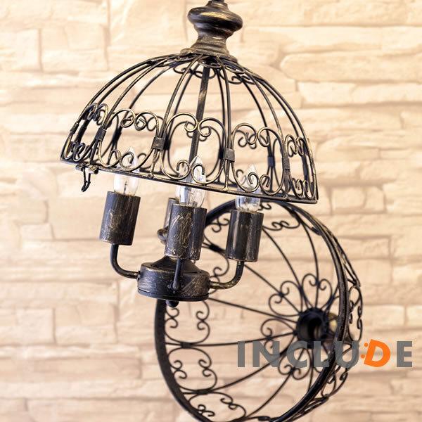 ペンダントランプ 吊照明 吊り下げ ウォールライト ウォールランプ オリエンタル アイアン アンティークブラウン 1灯 LED |  | 06