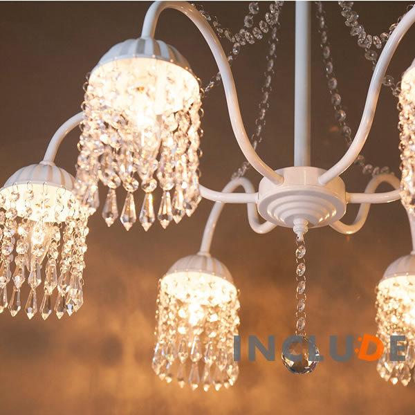 照明 6灯 ウォールライト ウォールランプ ブラケット シャンデリア ゴールド クリスタル シーリングライト アクリルビーズ インテリア照明 天井照明 |  | 03