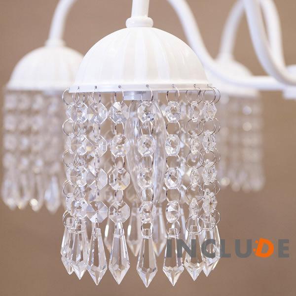 照明 6灯 ウォールライト ウォールランプ ブラケット シャンデリア ゴールド クリスタル シーリングライト アクリルビーズ インテリア照明 天井照明 |  | 05