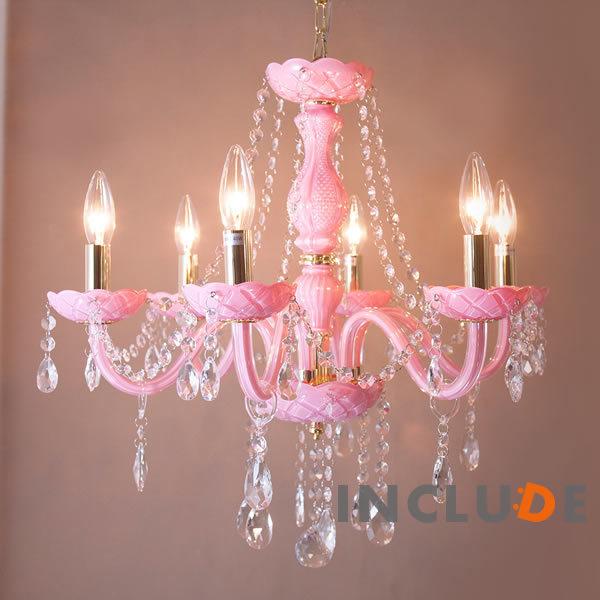 ピンクガラス 照明 6灯 ウォールライト ウォールランプ ブラケット シャンデリア クリスタルガラス シーリングライト アクリルビーズ |  | 03