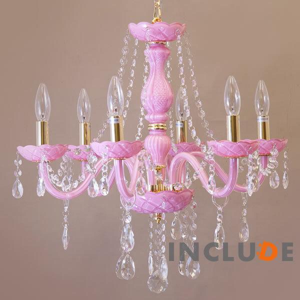 ピンクガラス 照明 6灯 ウォールライト ウォールランプ ブラケット シャンデリア クリスタルガラス シーリングライト アクリルビーズ |  | 05