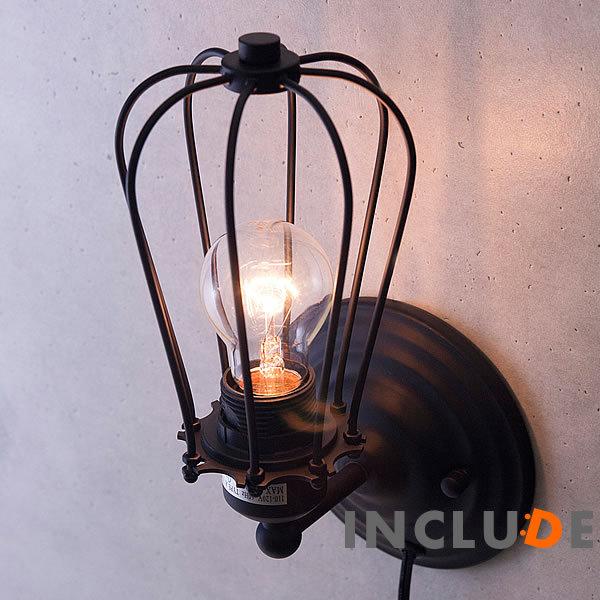 アイアン 真鍮 ガラス ブラケット 壁照明 1灯 LED ウォールライト ウォールランプ レトロ シーリングライト ヴィンテージ インテリア照明 |  | 02