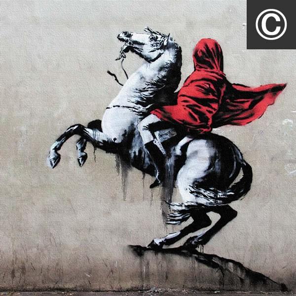 日本正規ライセンス アートパネル バンクシー CND Soldiers 核軍縮運動 ピースマーク アーミー イギリス ユニオンジャック ナポレオン Banksy |  | 09