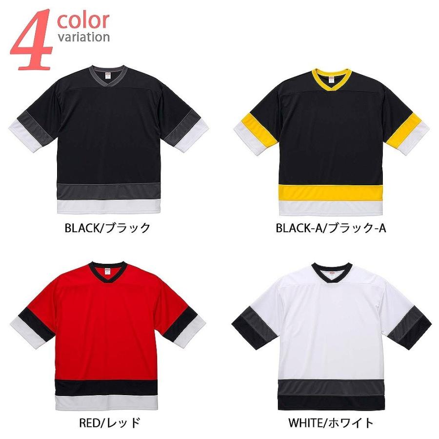 Tシャツ 半袖 ホッケーTシャツ ドライ ビッグTシャツ 速乾 ユナイテッドアスレ United Athle |  | 16