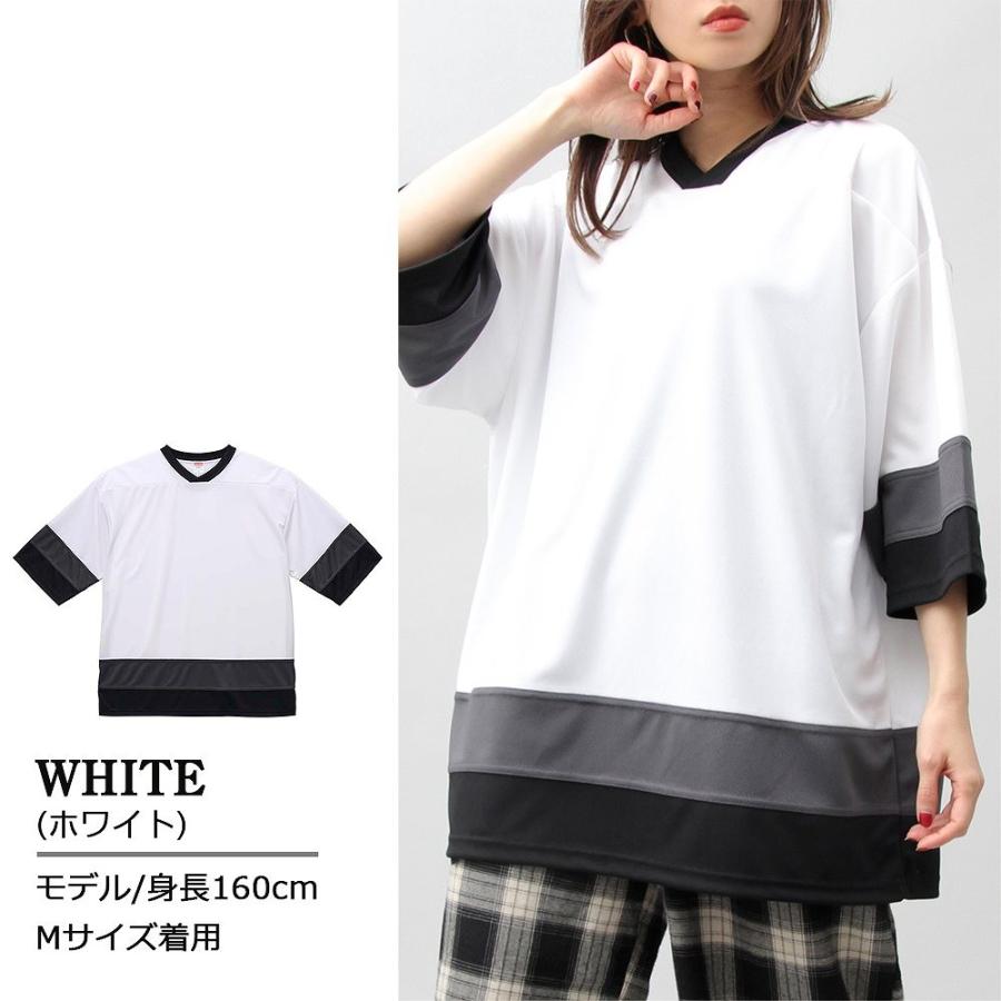 Tシャツ 半袖 ホッケーTシャツ ドライ ビッグTシャツ 速乾 ユナイテッドアスレ United Athle |  | 08