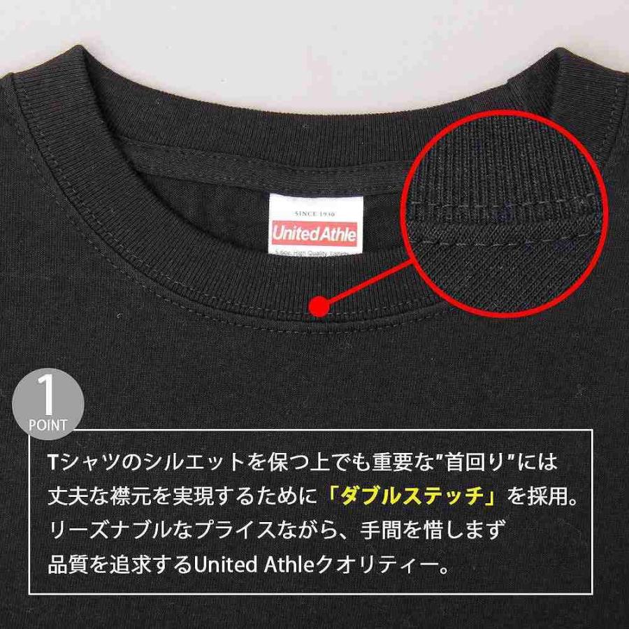 Tシャツ ポケット 半袖 メンズ レディース 大きめ 無地 5.6オンス 綿100％ 黒 白 United Athle ユナイテ |  | 06