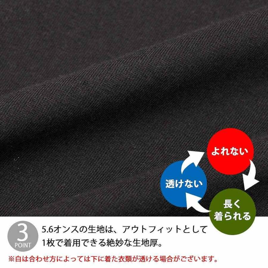 Tシャツ 半袖 メンズ レディース 無地 大きめ ヘンリーネック 5.6オンス 綿100％ United Athle ユナイテッ |  | 10