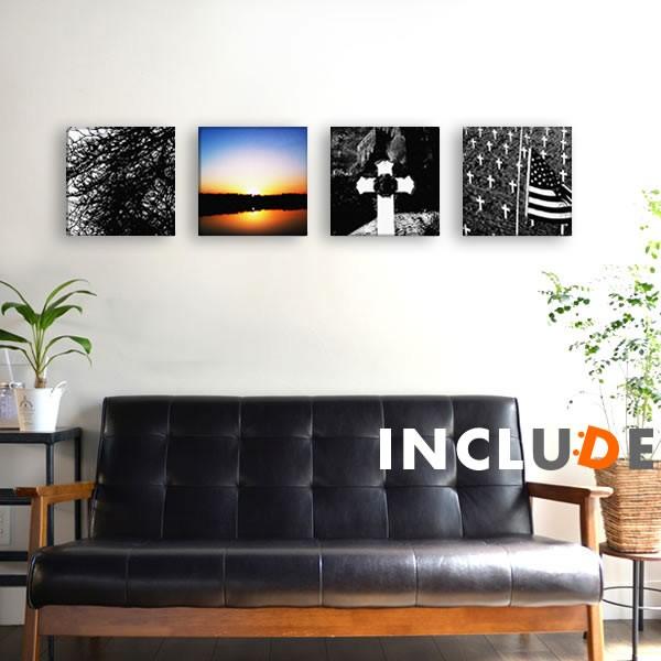 アートパネル フォト シルエット 木 ツリー USA 十字架 墓 墓地 アメリカ Cemetery セメタリー Grave クロス 朝日 日の出 サンライズ 夕日 サンセット | 