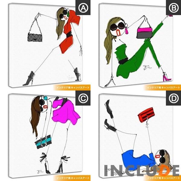 アートパネル エレガント キュート Daichi Miura サングラス レディ ロングヘアー 赤い服 緑の服 紫の服 青の服 アパレル ワンサカ娘 |  | 05