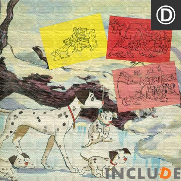 アートパネル ミッキー Dj ディスクジョッキー グーフィー ミニー Havana 101匹わんちゃん ハンサムなダルメシアン 雄犬 ロジャーさん モノクロ 哀愁 Dsn 0159inc Includeysp 通販 Yahoo ショッピング