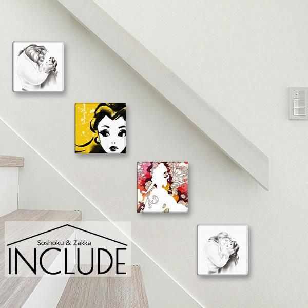 アートパネル ファブリックボード 美女と野獣 Beauty and the Beast ステンドグラス ダンスホール ドラマティック 永遠のファンタジー ディズニー | 