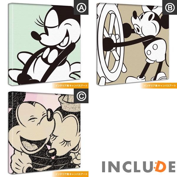 アートパネル ミニー ミッキー 舵 ラダー ミッキー&ミニー 仲良し モノクロ |  | 04