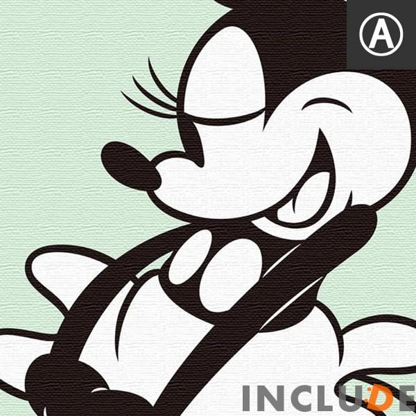 アートパネル ミニー ミッキー 舵 ラダー ミッキー&ミニー 仲良し モノクロ |  | 05